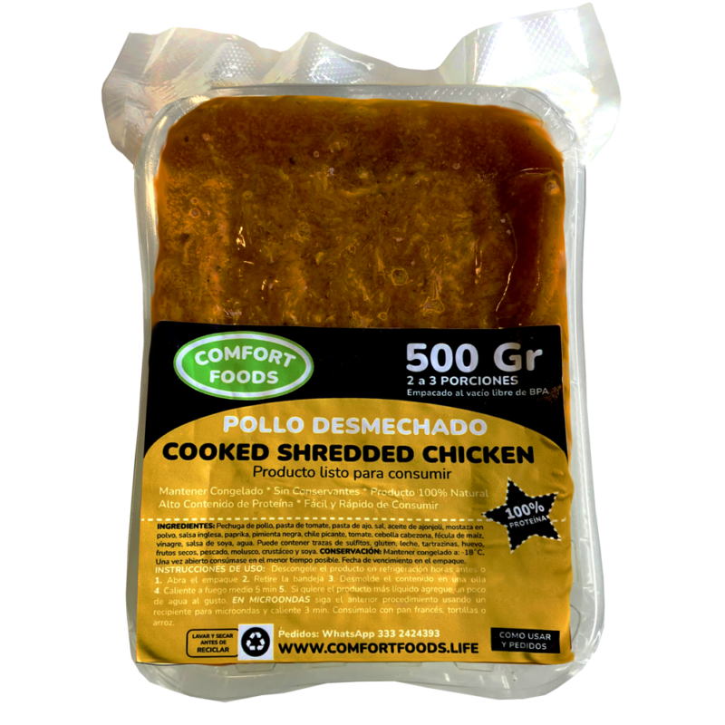 Pollo Desmechado - Cooked Shredded Chicken